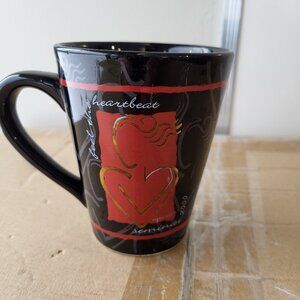 Vintage Mary Kay Coffee Cup 2000 Feel The Heartbeat GUC RARE SEE PICTURES